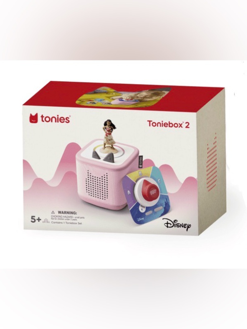 Toniebox 2 Bundle NWT Disney’s Moana + Quiz Kingdom Game and Controller Sealed